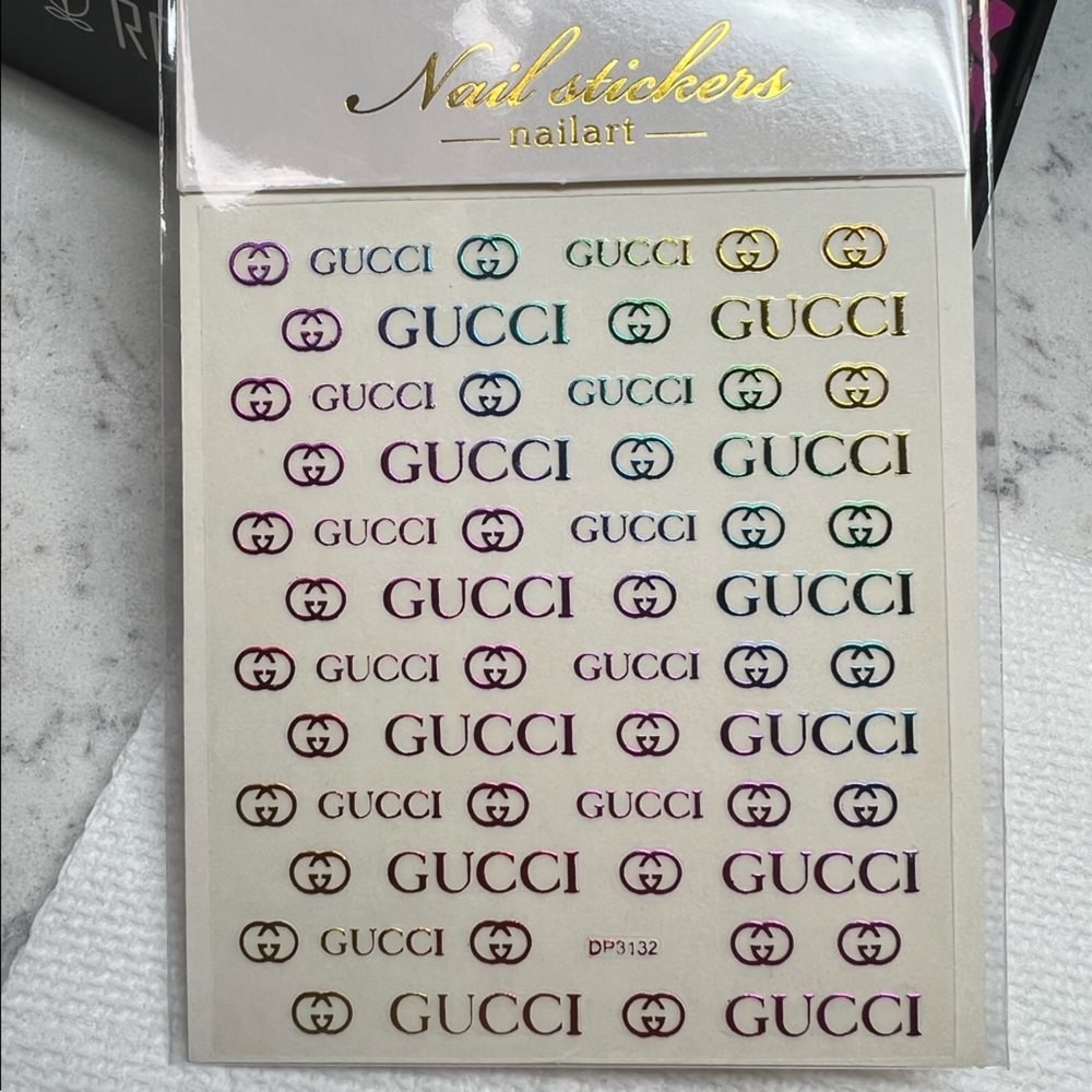 HOLOGRAPHIC DESIGNER NAIL STICKERS